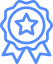 Ribbon badge icon symbolizing Movegistics’ proven track record, credibility, and customer trust.